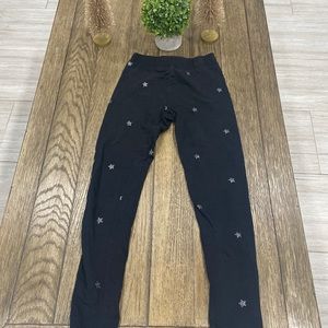 black leggings with stars